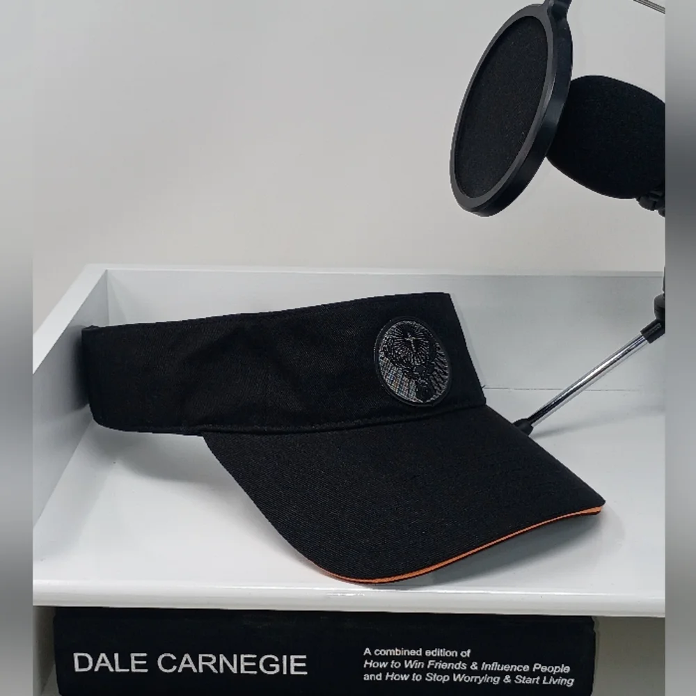 Jägermister, Black Sun Visor with Orange Trim